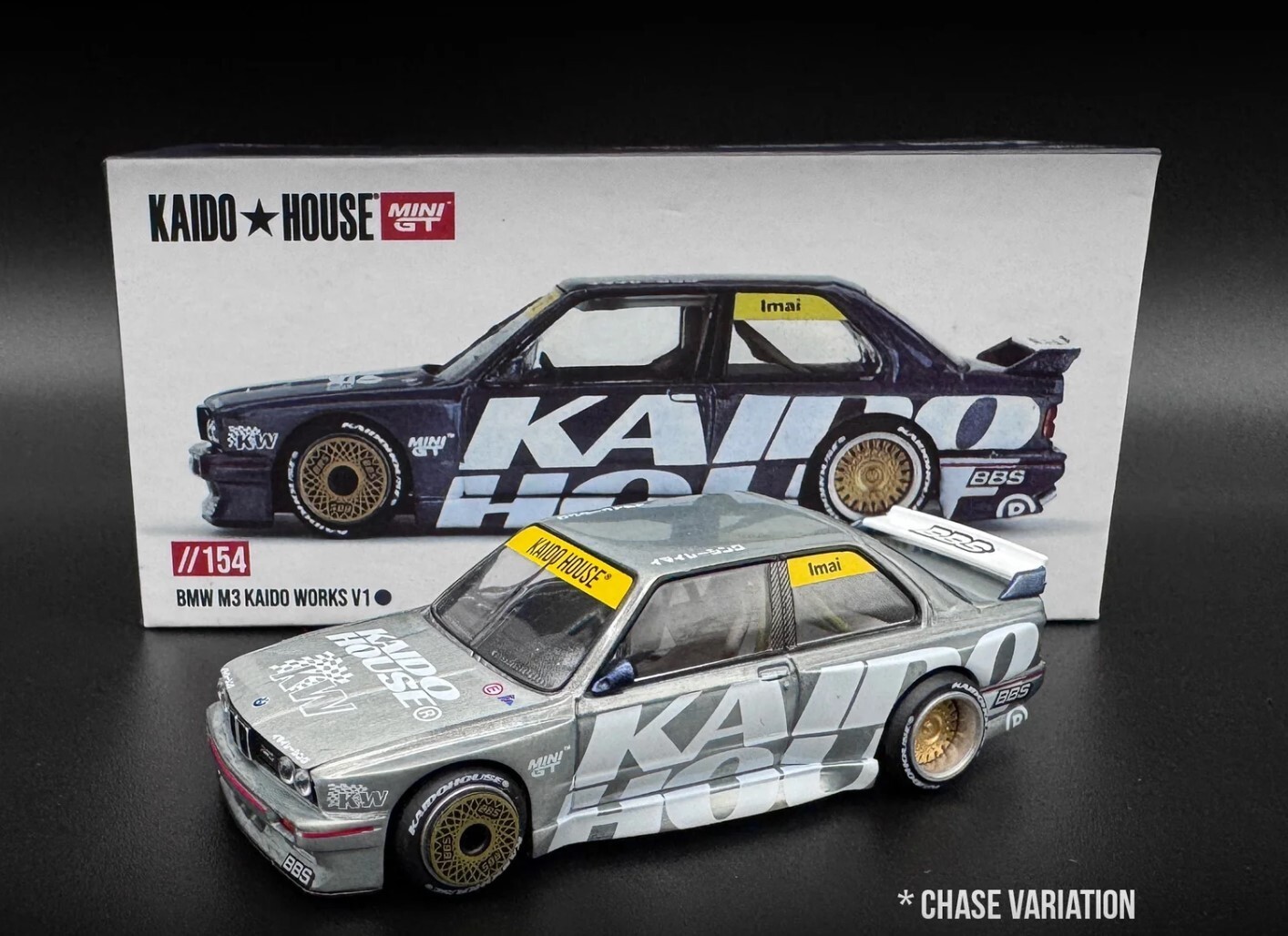 Chase Mini GT x Kaido House 1:64 BMW M3 (E30) Kaido Works V1 KHMG154 Chase Mini GT x Kaido House 1:64 BMW M3 (E30) Kaido Works V1 KHMG154