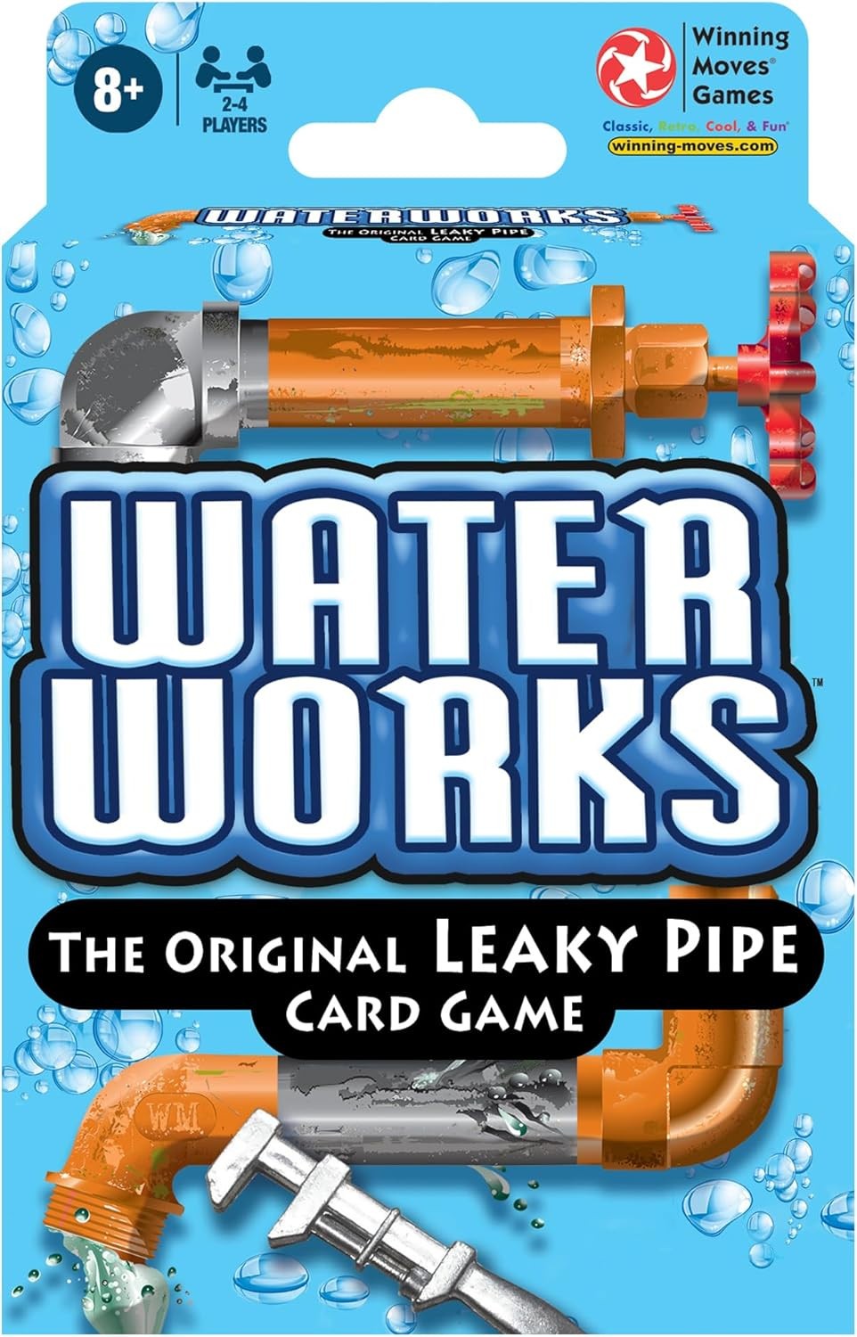 WATER WORKS Card Game LEAKY PIPE toy plumber WRENCHES Classic 1970s Sealed