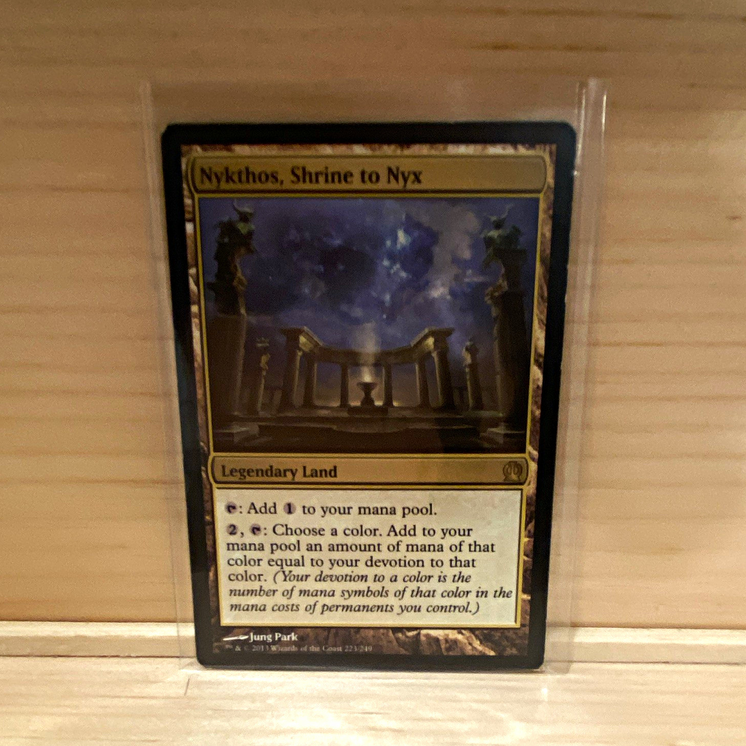 Nykthos, Shrine to Nyx Theros 223/249 Regular Rare English WotC 2013 MTG