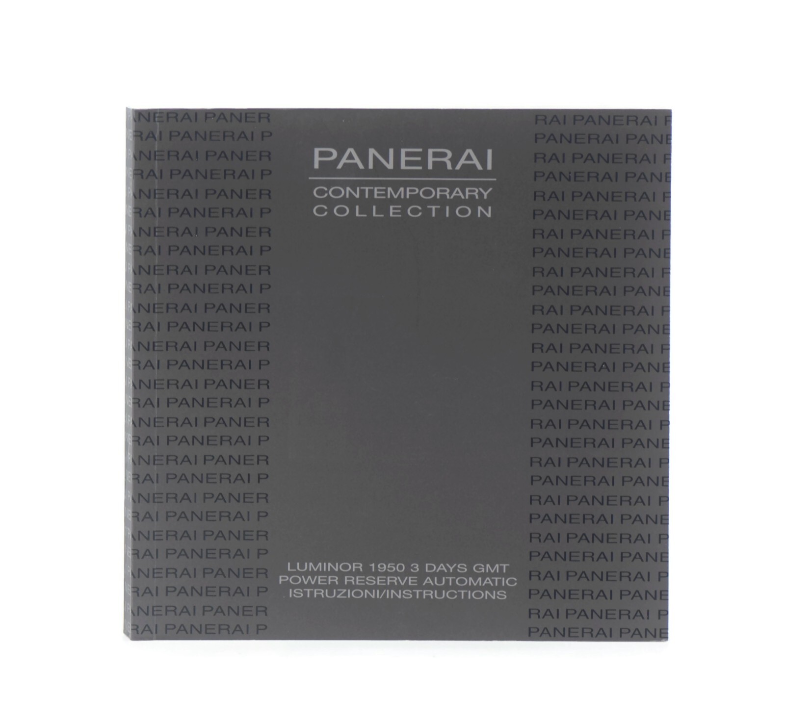 Panerai Luminor 1950 3 Days GMT Power Reserve Booklet Manual Panerai Luminor 1950 3 Days GMT Power Reserve Booklet Manual