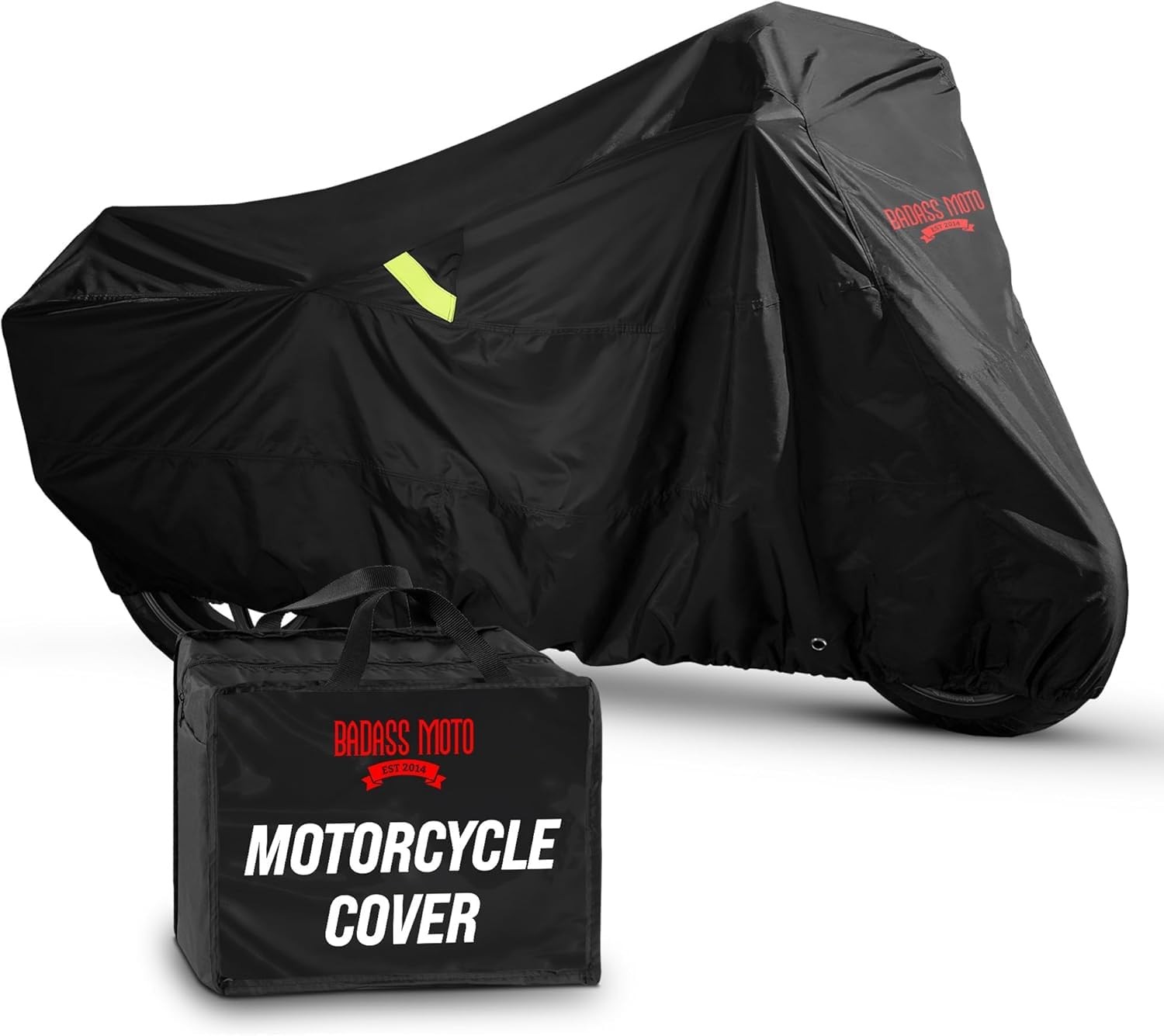 Badass Moto Ultimate Motorcycle Cover Waterproof Outdoor, Heavy Duty Motorcyc...