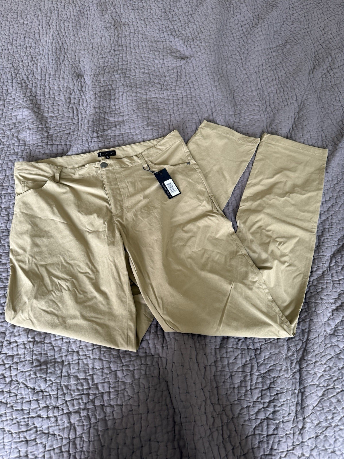 American Tall Men\'s Pants 38x38 Beige New With Tags