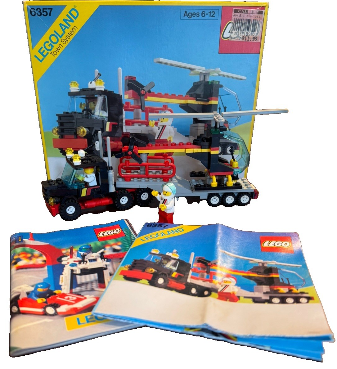 LEGO Town LEGOLAND: Stunt 'copter N' Truck 6357 Box & Instructions COMPLETE LEGO Town LEGOLAND: Stunt 'copter N' Truck 6357 Box & Instructions COMPLETE