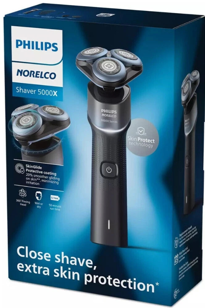 USA New Philips Norelco Shaver 5000X Rechargeable WetDry Shaver Trimmer X5004/84