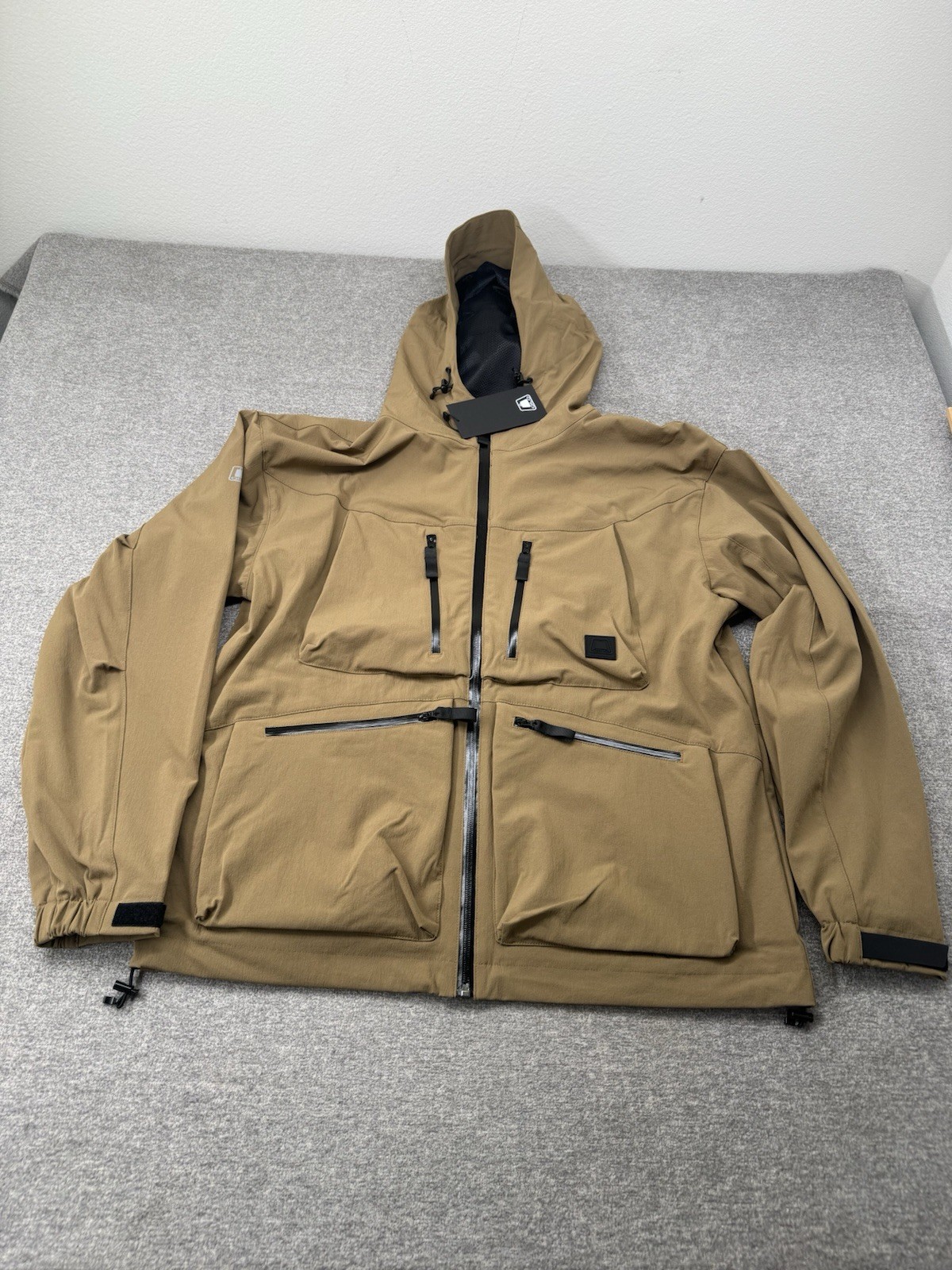 QILO Summit-X Coyote Brown Retro Windbreaker Jacket - Medium (NEW) Unreleased QILO Summit-X Coyote Brown Retro Windbreaker Jacket - Medium (NEW) Unreleased