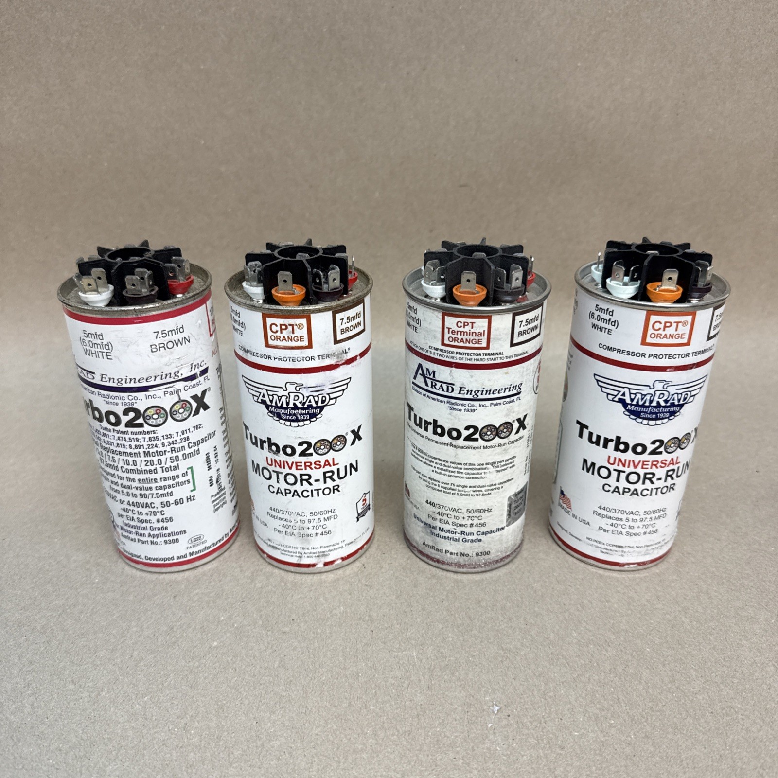 ✅✅ Turbo200X UNIVERSAL MOTOR - RUN CAPACITOR AMRAD (LOT 4)