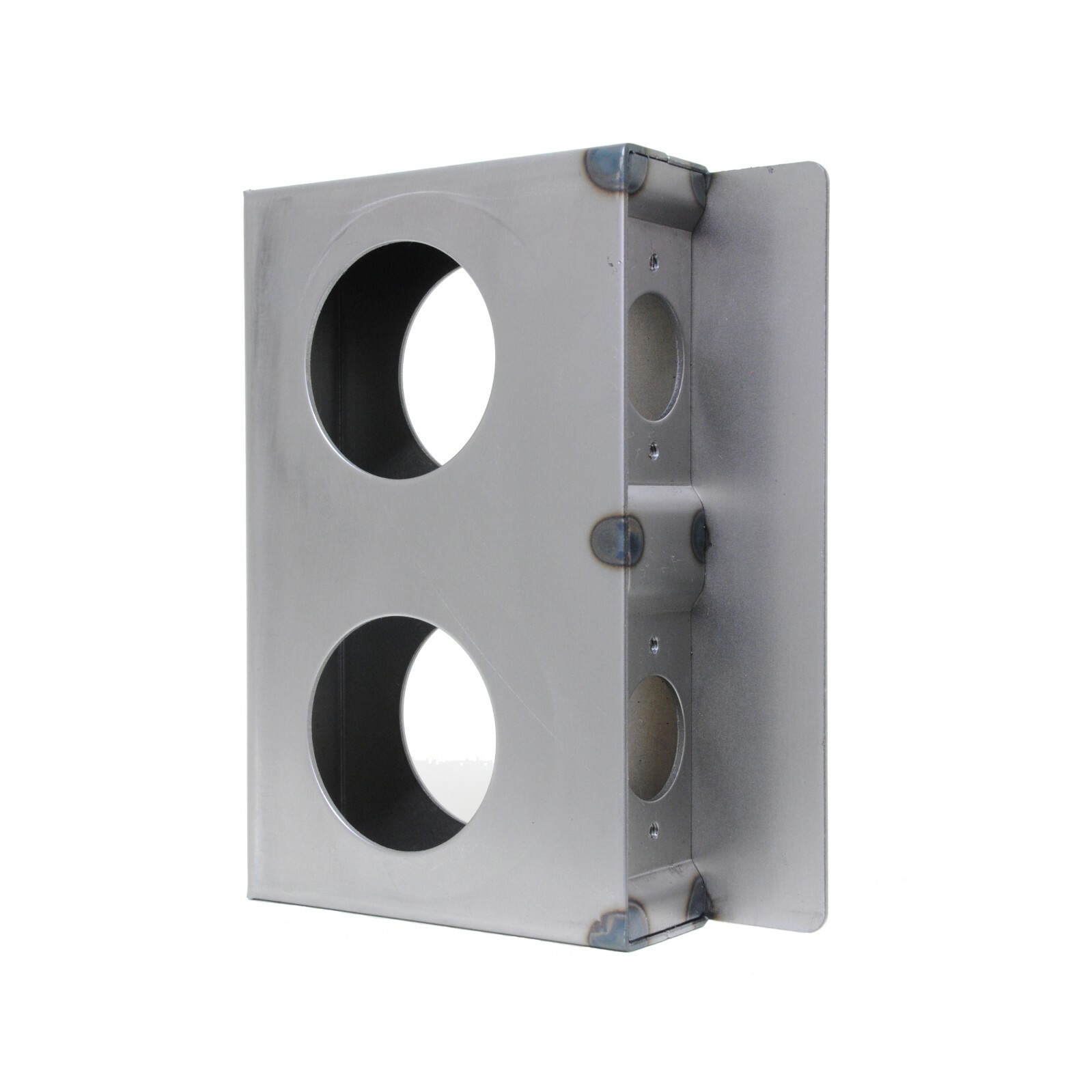 Gate Lockbox Double Hole Weldable Steel 6 3/4\