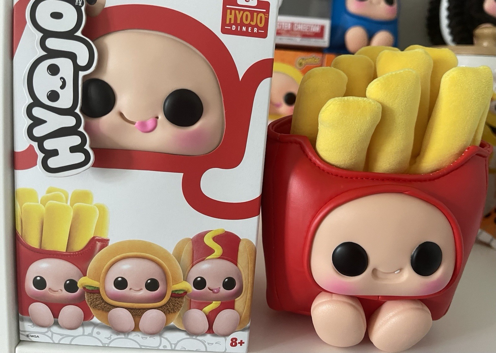 Hyojo Diner French Fries Mystery Blind Box Plush Vinyl New In Opened Box Rare Hyojo Diner French Fries Mystery Blind Box Plush Vinyl New In Opened Box Rare