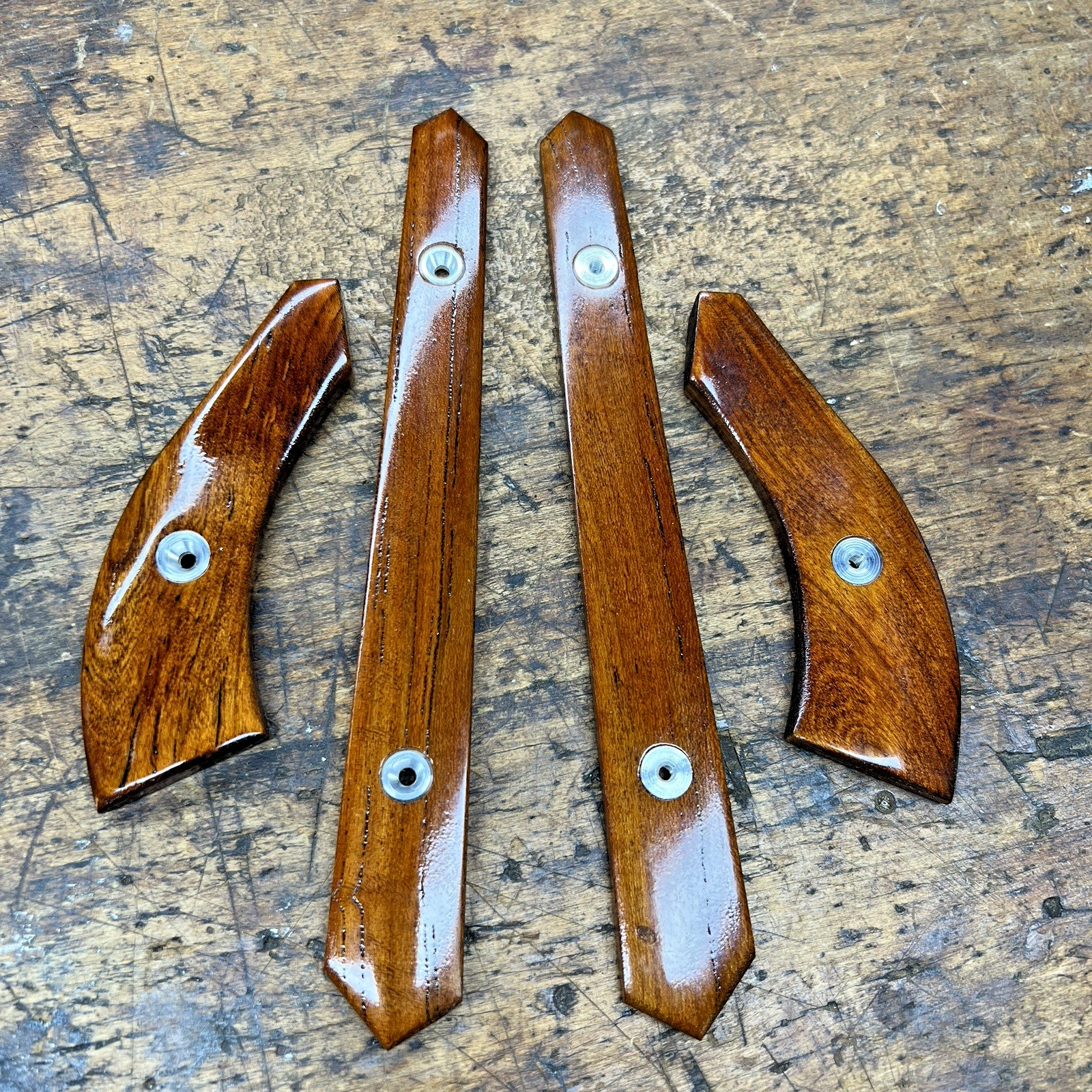 Ruger M77 MK2 Zytel Boat Paddle Skeleton Stock Inserts Choke Cherry