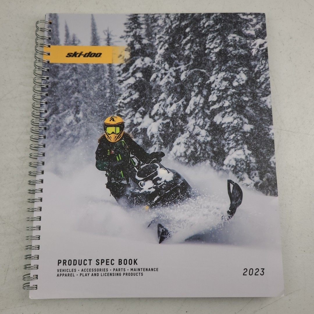 Ski Doo 2023 Product Spec Book Snowmobile Accessories Parts Maintenance Rotax