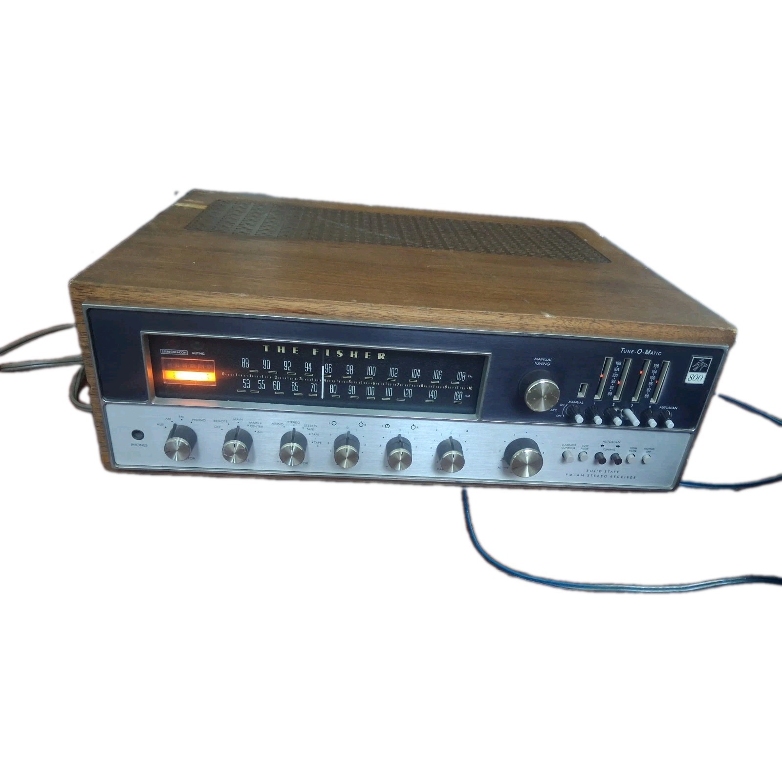 Holy Grail 🔥  Vintage The Fisher 800-Tube Receiver | Serviced Amp/Controls 