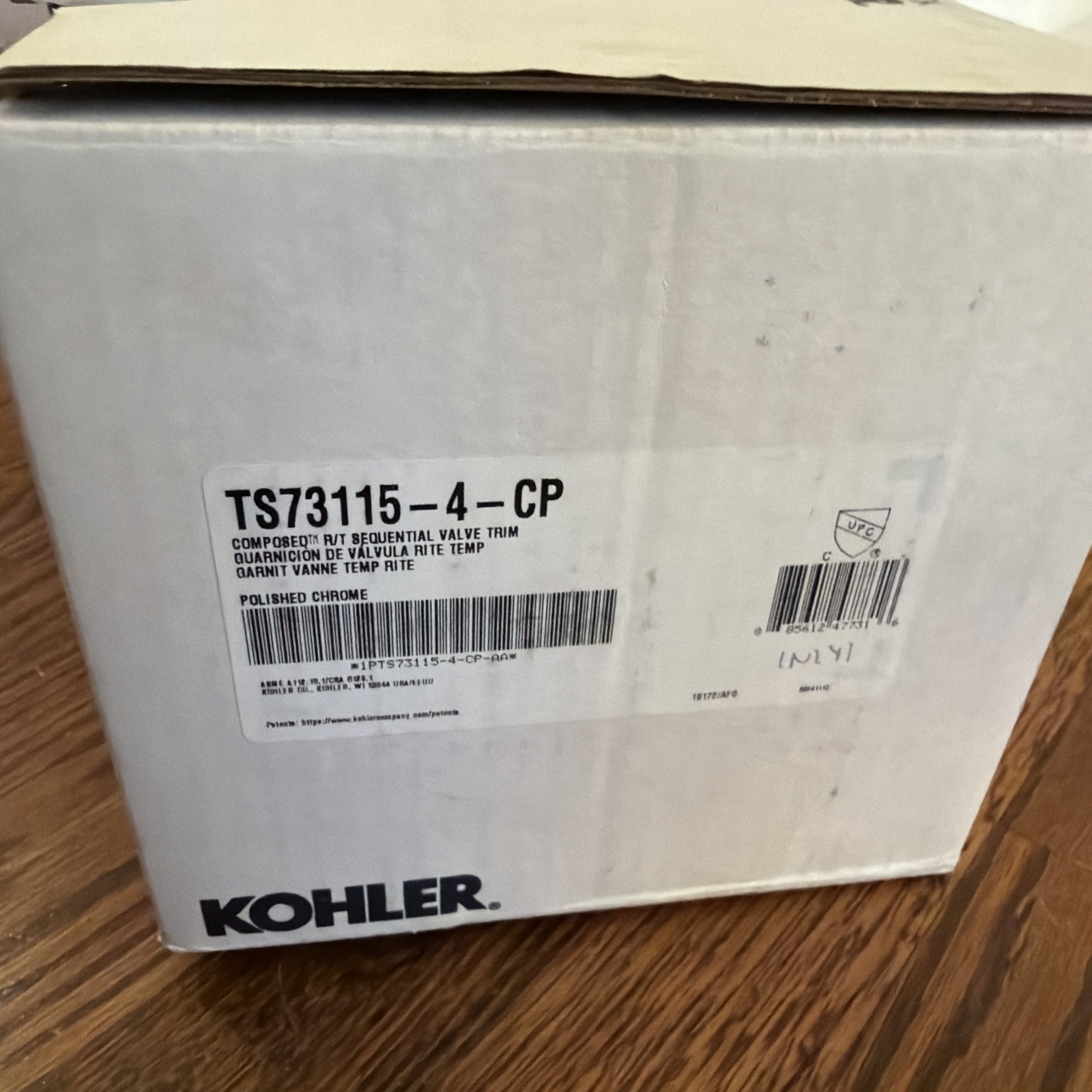 OPEN BOX Kohler K-2972-KS-NA MasterShower 1/2 Inch Thermostatic Rough In Valve OPEN BOX Kohler K-2972-KS-NA MasterShower 1/2 Inch Thermostatic Rough In Valve