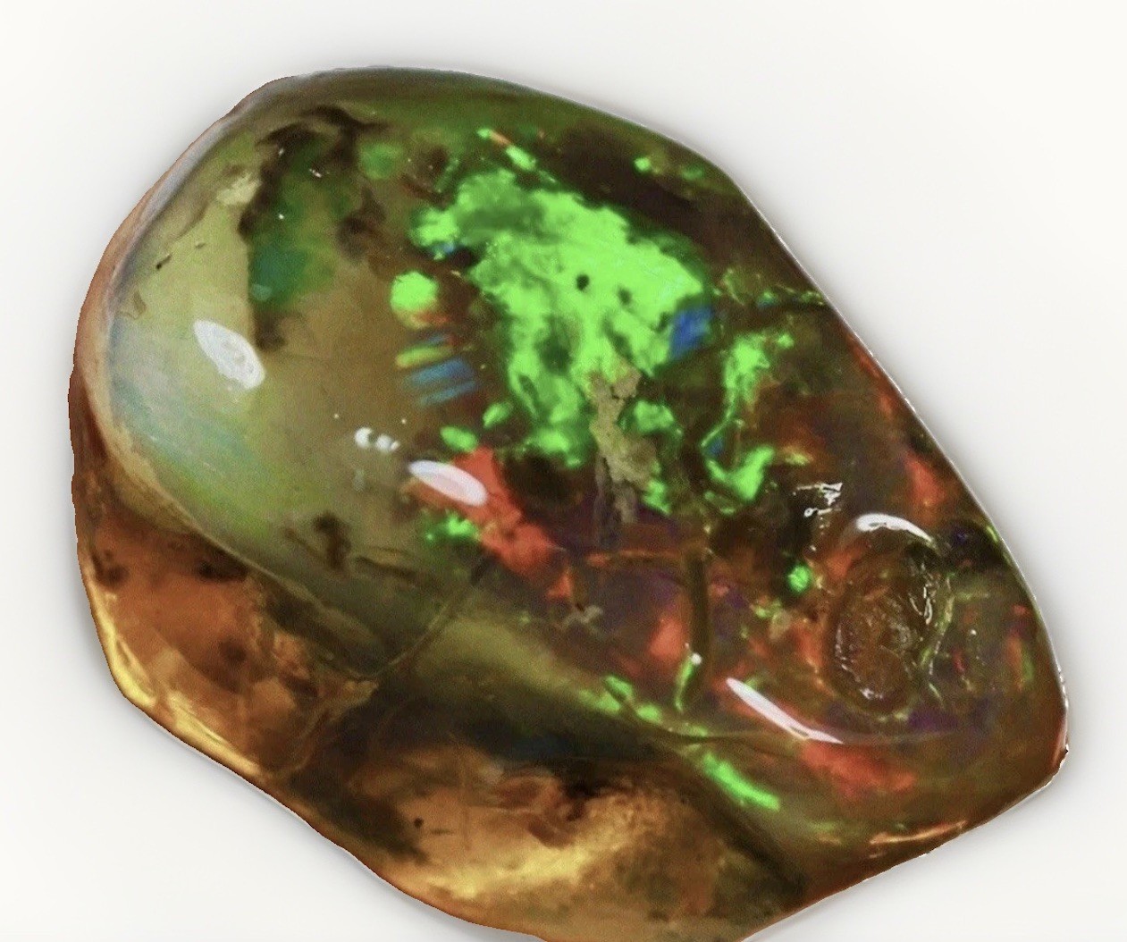 Rare Genuine Ethiopian Opal Crystal Polished Specimen Raw Natural Gemstone