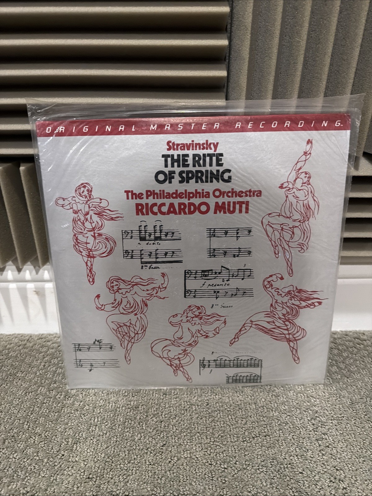 STRAVINSKY The Right of Spring RICCARDO MUTI ANGEL MFSL LP OG NOS SEALED 🔥RARE