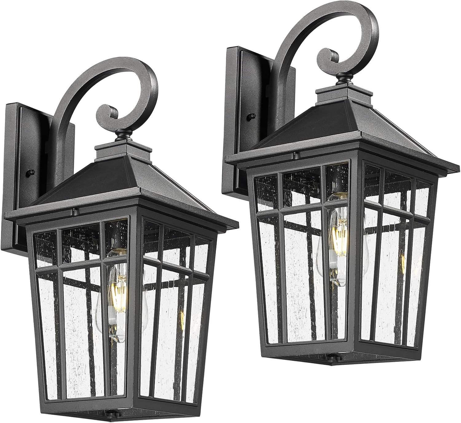Large Outdoor Wall Lights for House, 18Inch Exterior Lighting Fixtures 2Pcs Wall