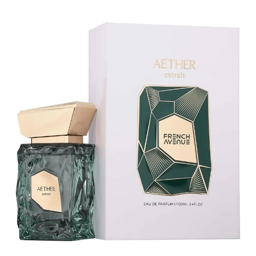 Fragrance World French Avenue Aether Extrait - Green Apple, Cedar, Musk 3.4 oz