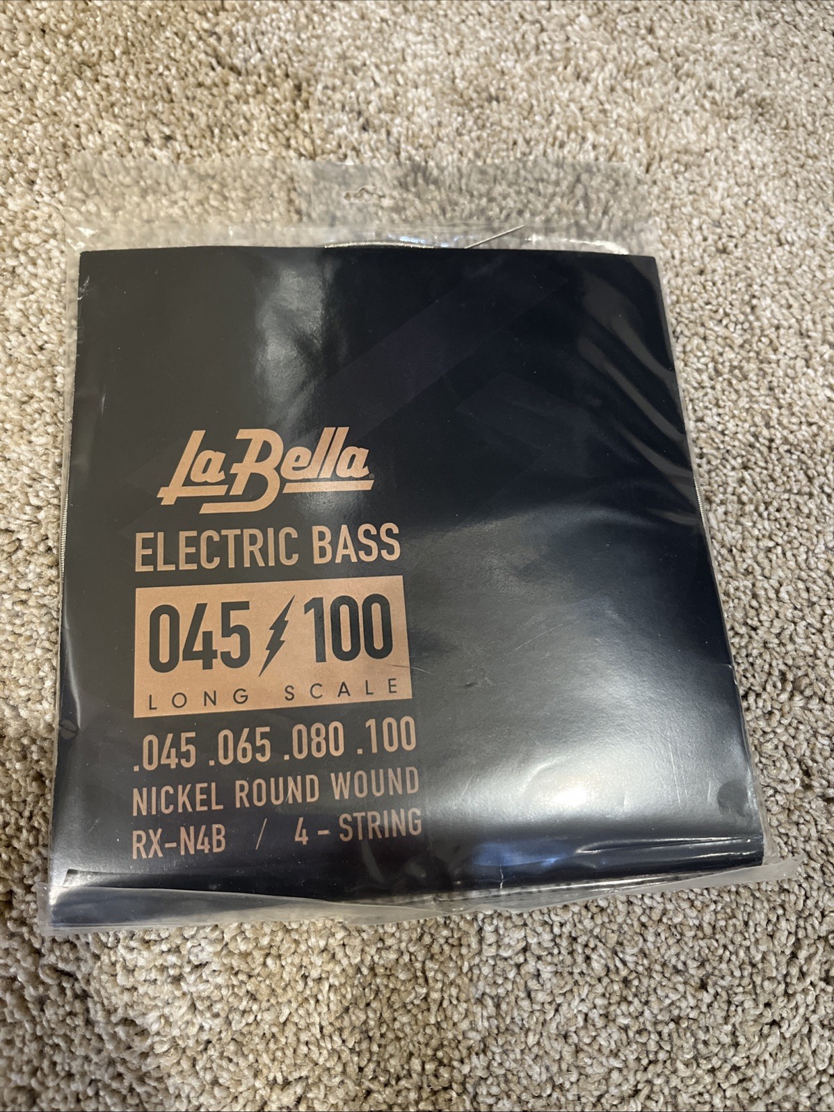 La Bella RX-N4B Rx Nickel Bass Strings Long Scale - .045-.100 4-string La Bella RX-N4B Rx Nickel Bass Strings Long Scale - .045-.100 4-string