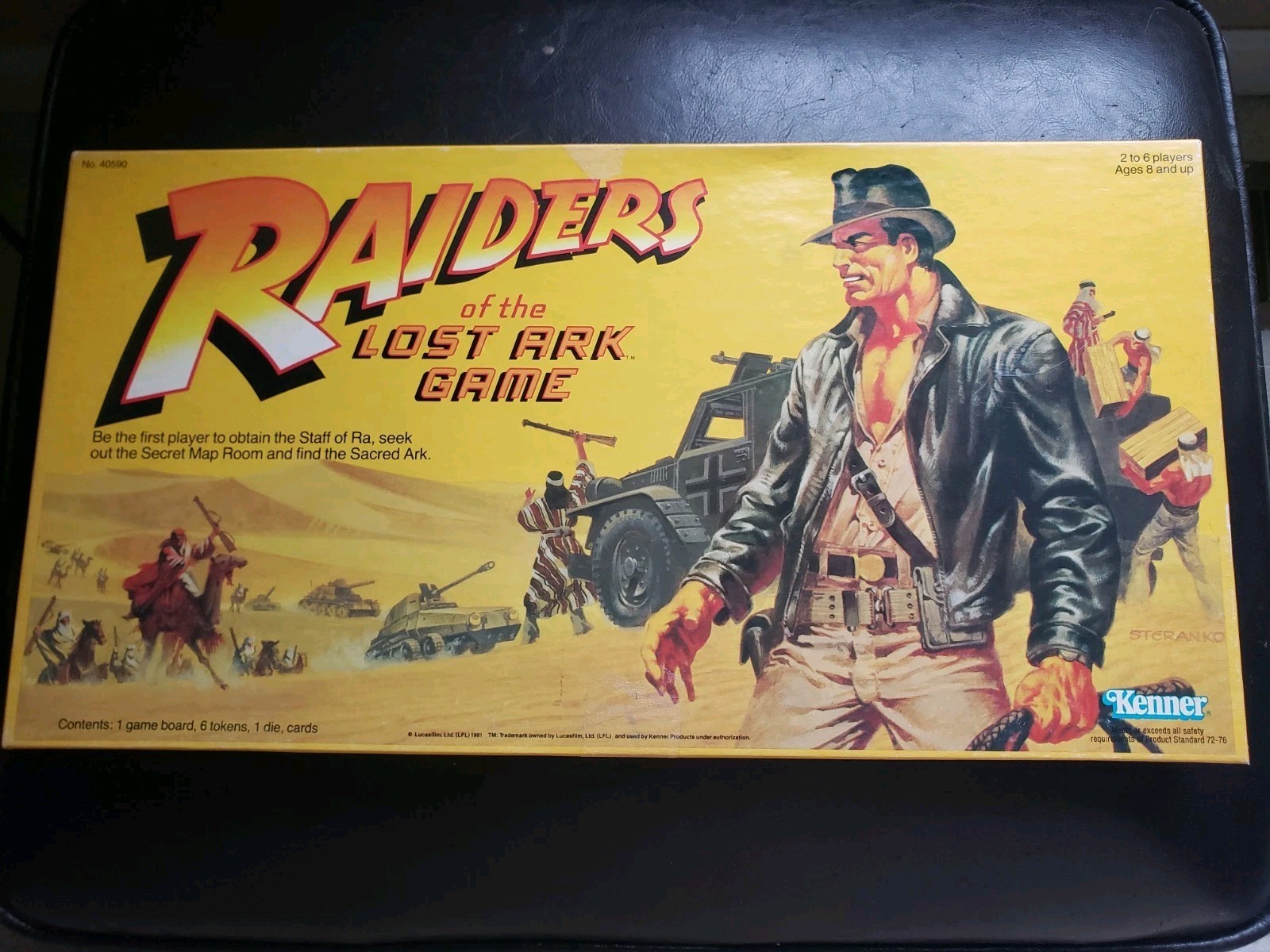 Raiders of the Lost Ark Game Kenner No. 40590 Board Indiana Jones Lucasfilms Raiders of the Lost Ark Game Kenner No. 40590 Board Indiana Jones Lucasfilms