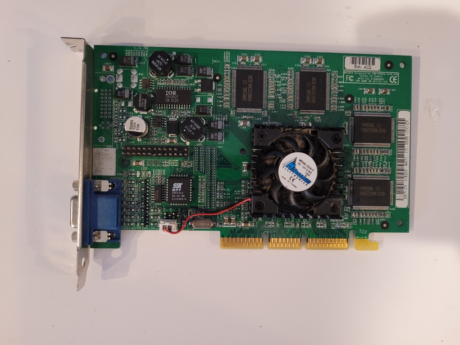 NVIDIA GeForce 2 GTS 32MB DDR AGP 4x 180-P0020-0100-E GeForce2 Card - TESTED