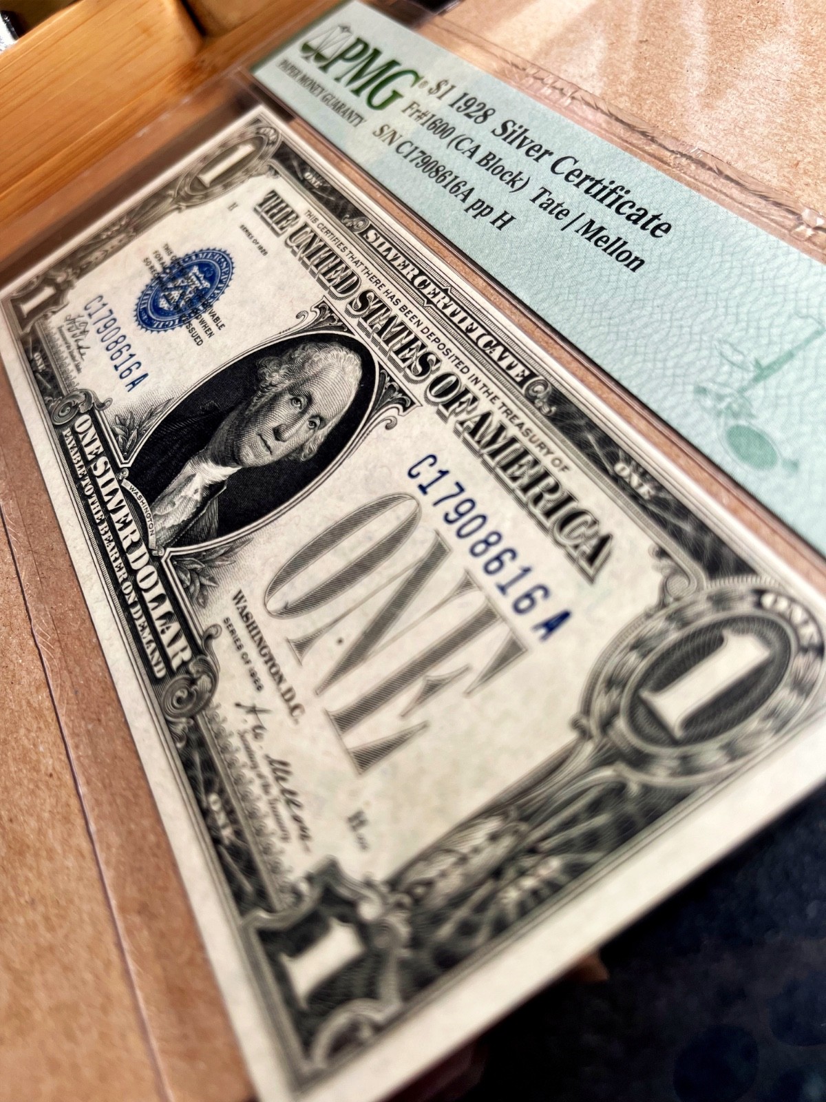 Fr. 1600 1928 $1 Silver Certificate \
