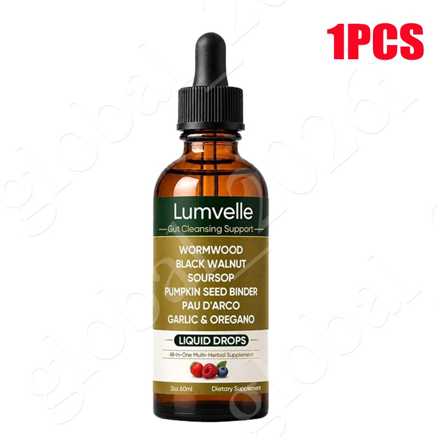 5x LUMVELLE Wild Harvested Wormwood Herbal Liquid Botanical Supplement Drops