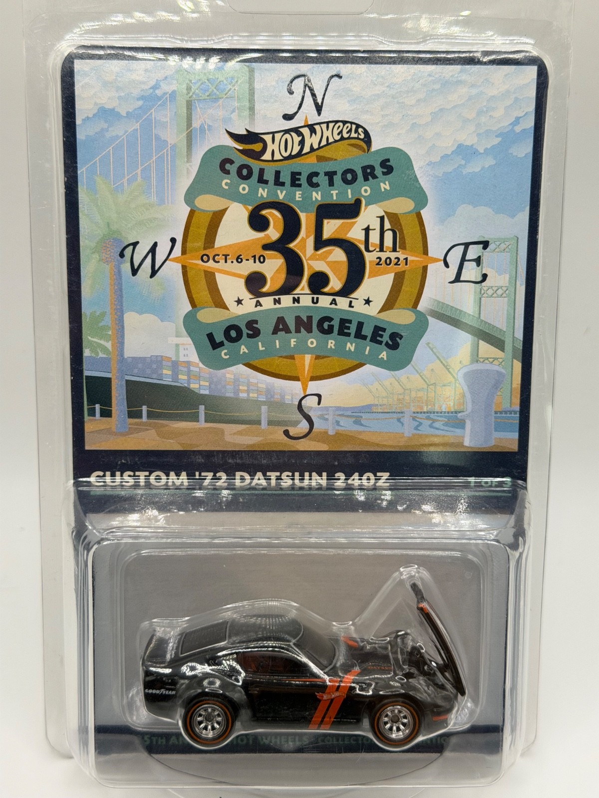 HOT WHEELS 2021 35TH ANNUAL COLLECTORS CONVENTION CUSTOM \'72 DATSUN 240Z MINT HOT WHEELS 2021 35TH ANNUAL COLLECTORS CONVENTION CUSTOM \'72 DATSUN 240Z MINT