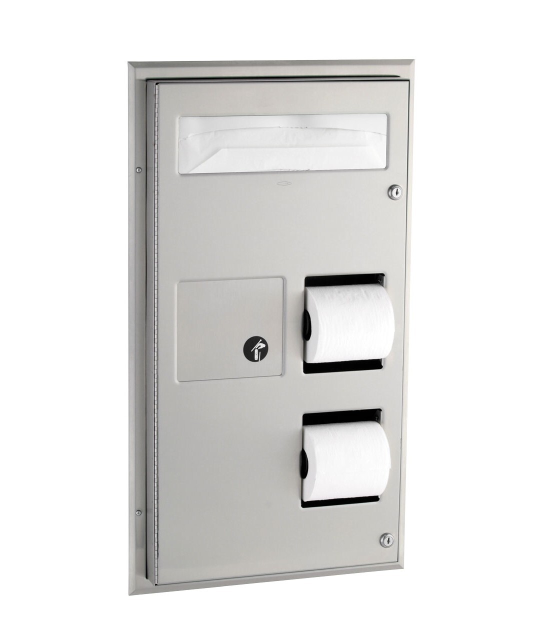 Bobrick B-3574 ClassicSeries Partition Mounted Seat Cover Dispenser
