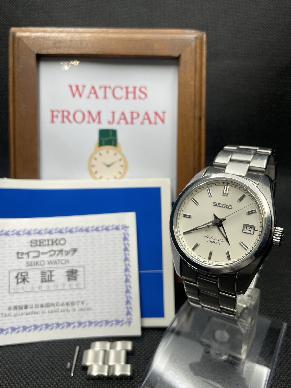 [Excellent] SEIKO 6R15-00C0 SARB035 Silver White Dial Round Automatic Men JAPAN