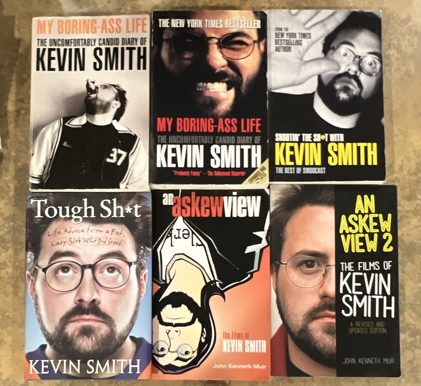 Kevin Smith 6 book lot, An Askew View 1 & 2, My Boring Ass Life (OG and Updated) Kevin Smith 6 book lot, An Askew View 1 & 2, My Boring Ass Life (OG and Updated)