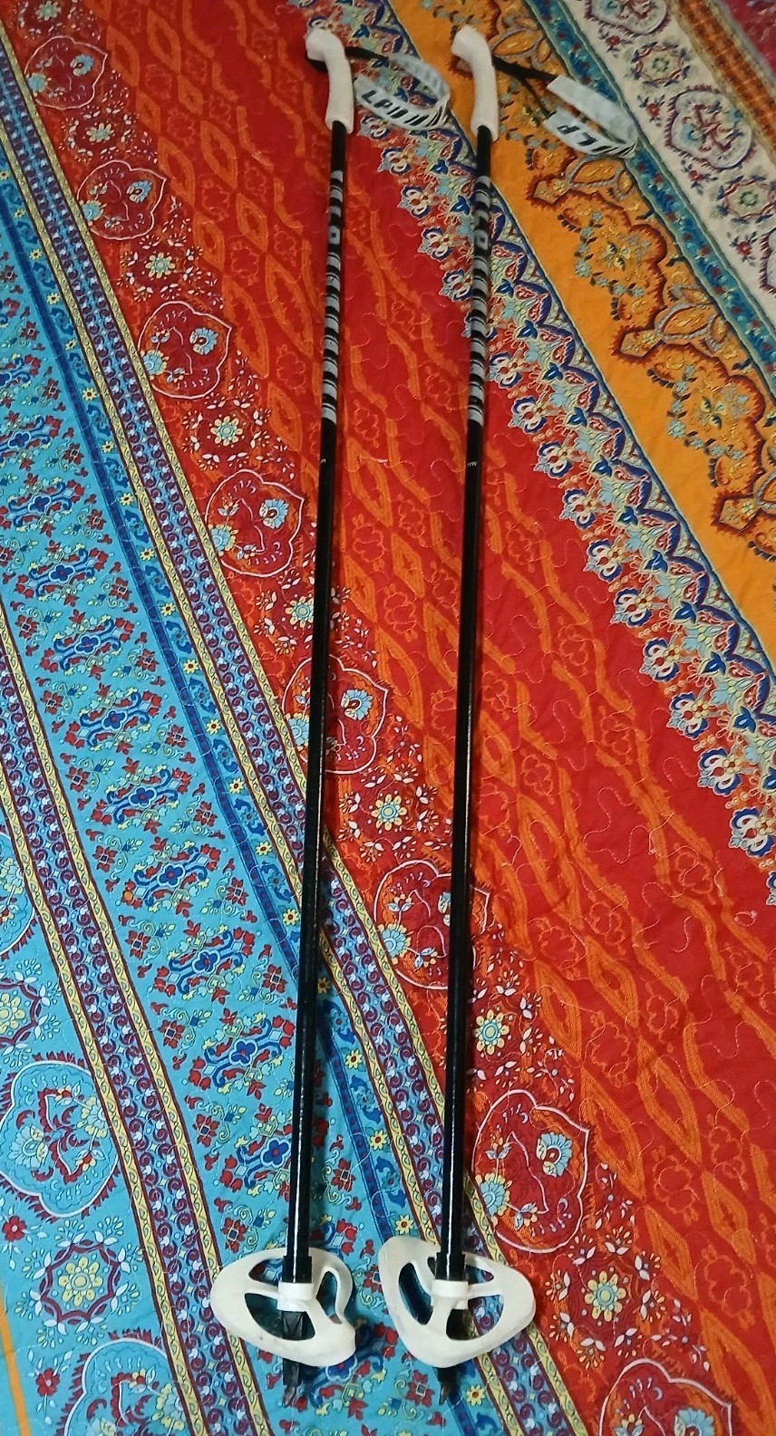 Vintage LP STAVEN  Ski Poles Made in Sweden 125 cm
