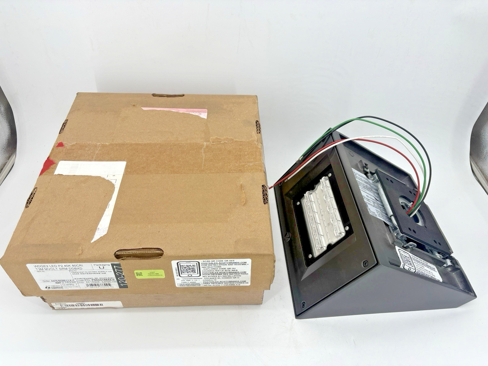 New Lithonia Lighting WDGE2-LED-P2-40K-80CRI-T3M-MVOLT-SRM-DDBXD LED Wall Mount