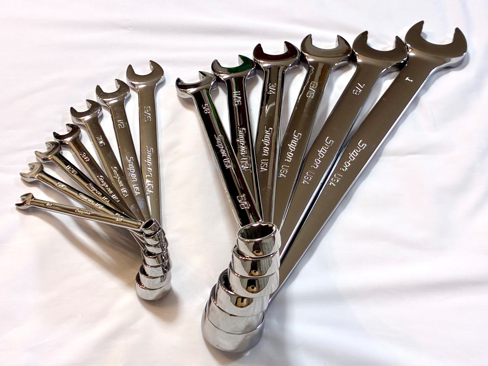 Snap-on Flank Drive Plus 13pc Combination Wrench Set  1/4”- 1”  SOEX + OEX8B