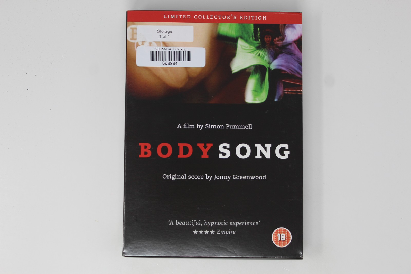 Bodysong Limited Collector\'s Edition DVD Simon Pummell Jonny Greenwood R2