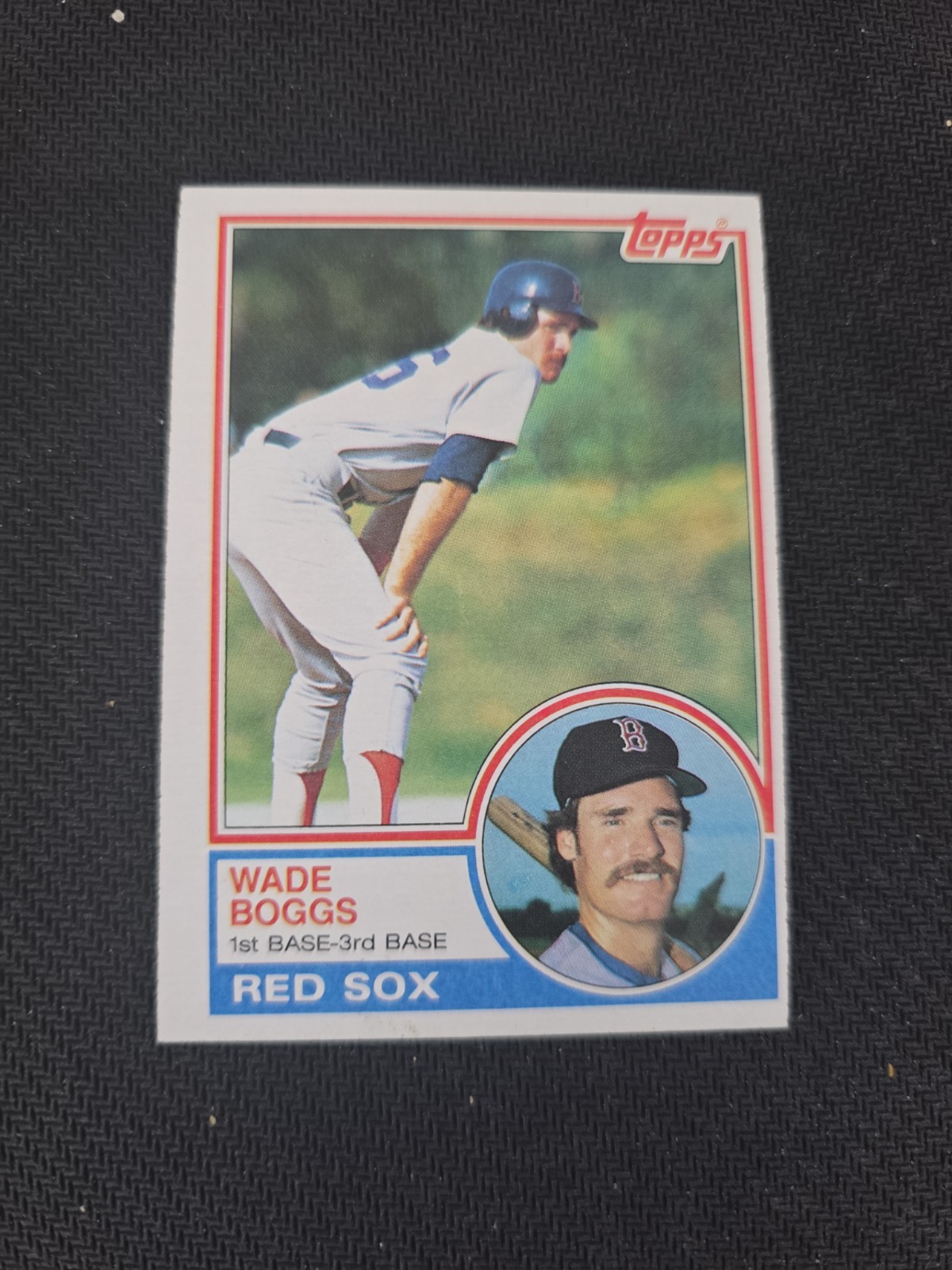 1983 Topps #498 Wade Boggs RC Boston Red Sox 1983 Topps #498 Wade Boggs RC Boston Red Sox