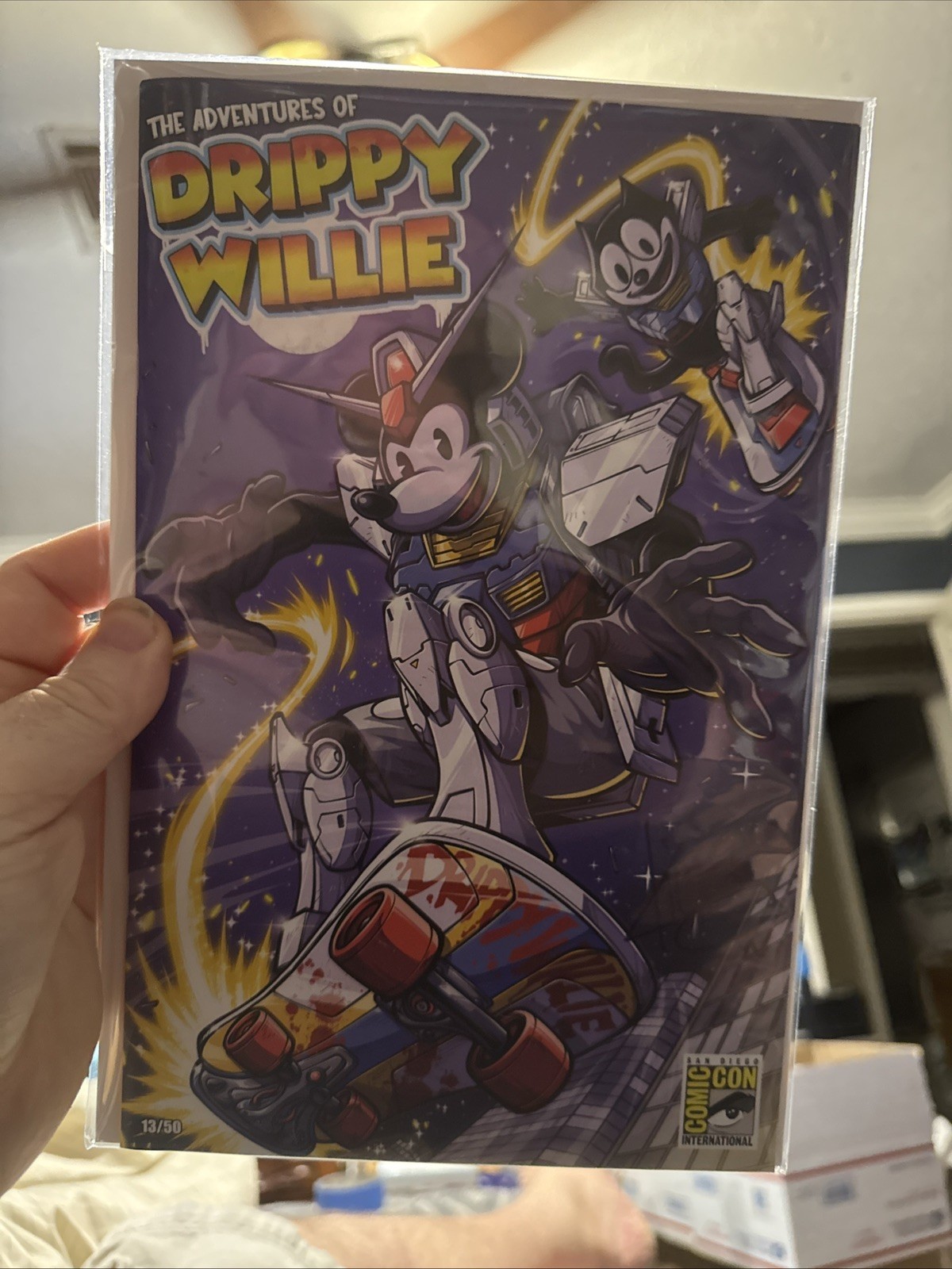 Kickstradomis Drippy Willie #1 2026 37/50 Signed Cover of Drippy Willie SDCC 26 