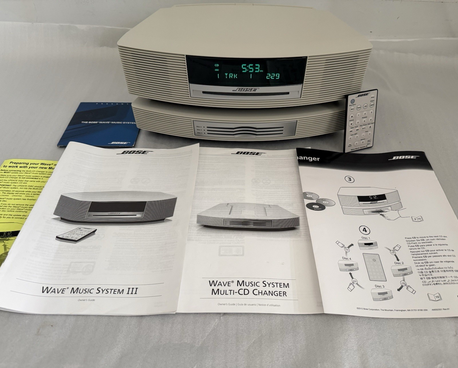 [BARELY USED] Bose Wave III Music System AM/FM/CD w/ Multi-CD Changer|TESTED