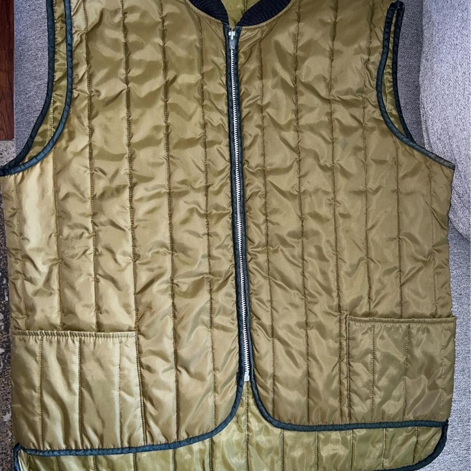 Vintage 1970s Sears Work \'N Leisure Quilted Puffer Vest Mens XL