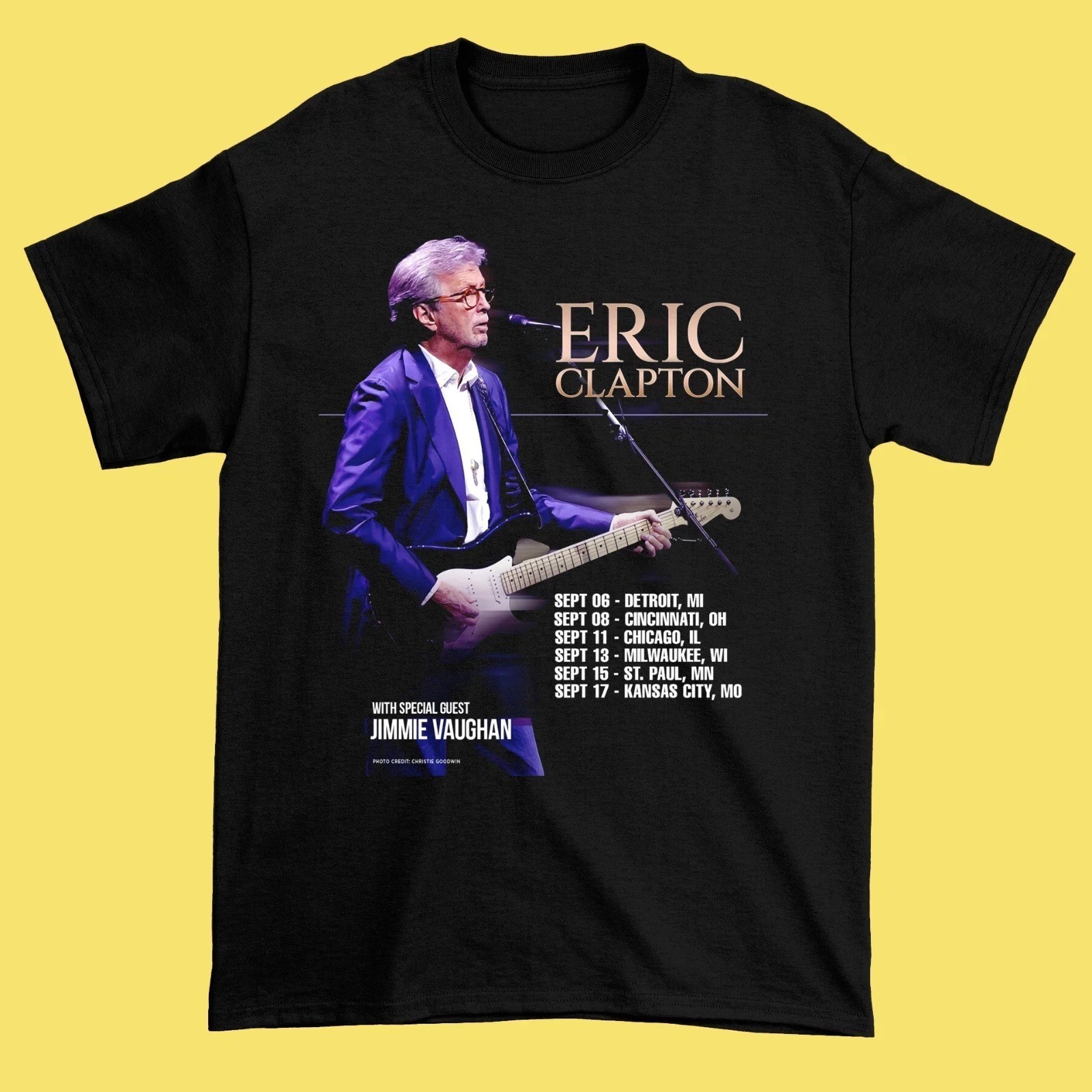 Eric Clapton 2026 Tour T shirt