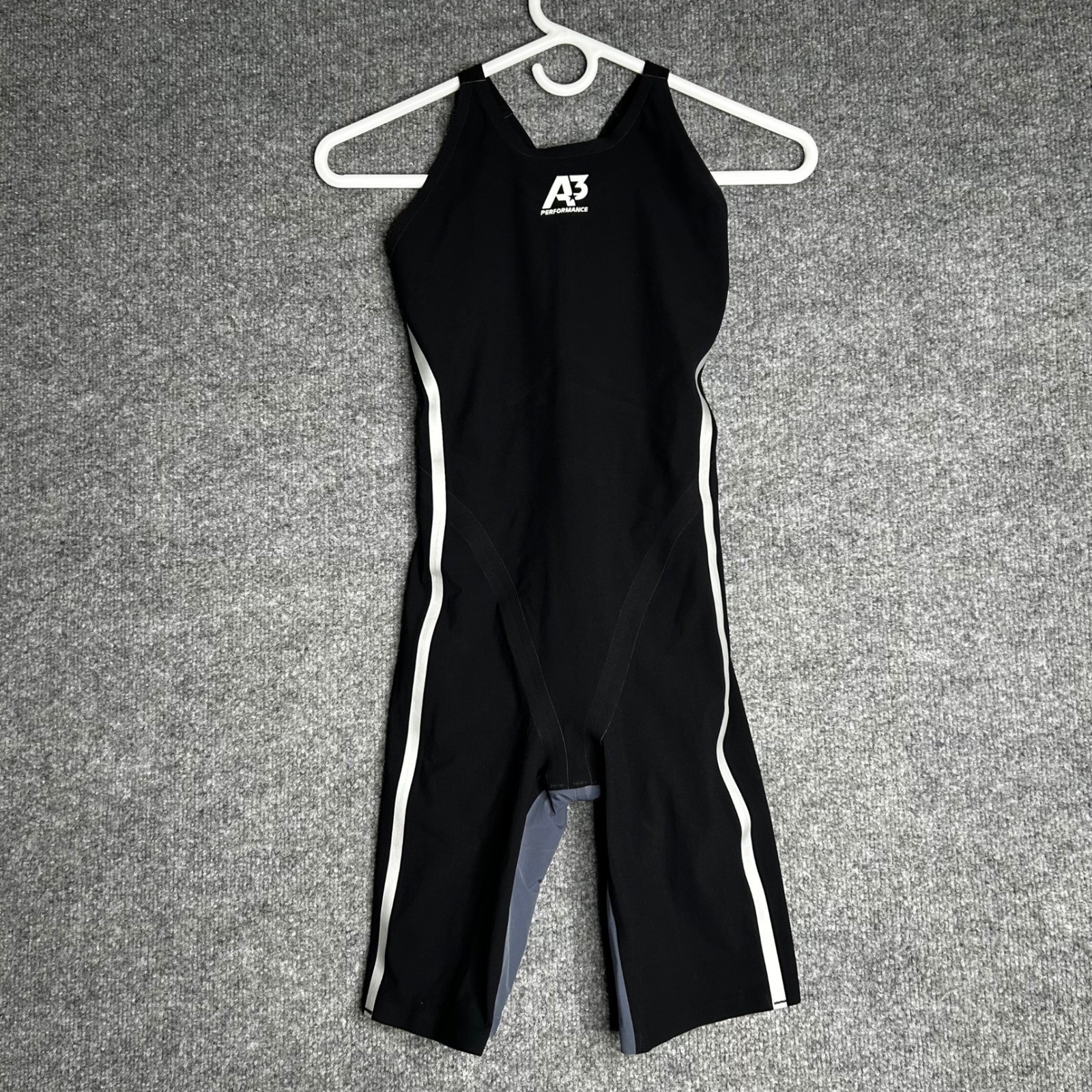 A3 Performance VICI Technical Racing Swimsuit FINA Kneeskin Black Size 26 A3 Performance VICI Technical Racing Swimsuit FINA Kneeskin Black Size 26