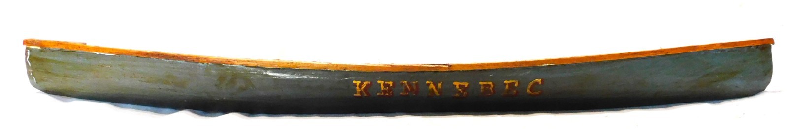 Antique Kennebec Canoe Co Wooden Factory Display Model Maine c1920 27.5