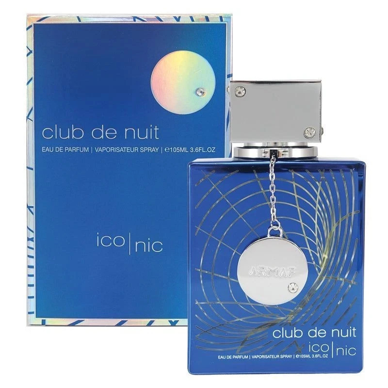 Club de Nuit Blue Iconic 3.6oz EDP Spray – Men\'s Fresh Scent