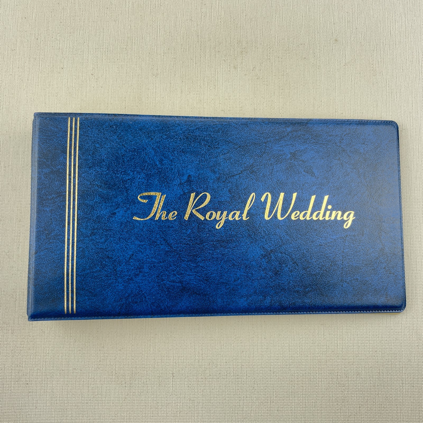 1981 Royal Wedding Stamp Album Prince Charles Diana Vintage 74 Stamps Folder