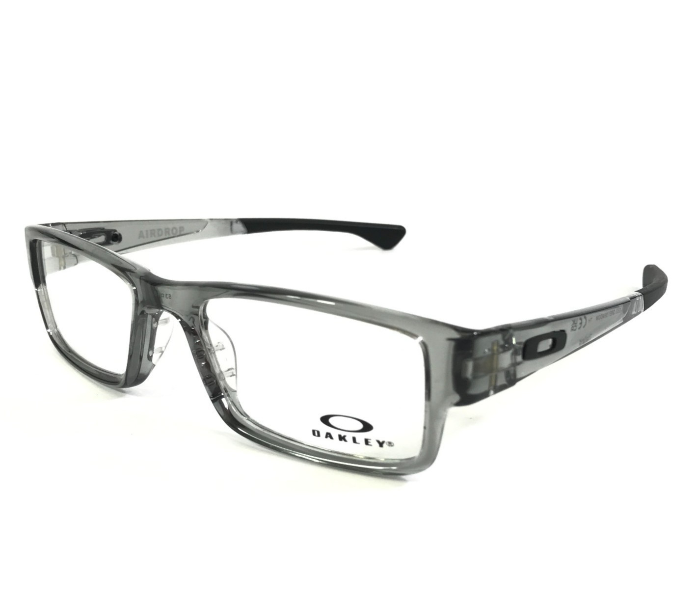 Oakley Eyeglasses Frames Airdrop OX8046-0353 Grey Shadow Rectangle 53-18-143