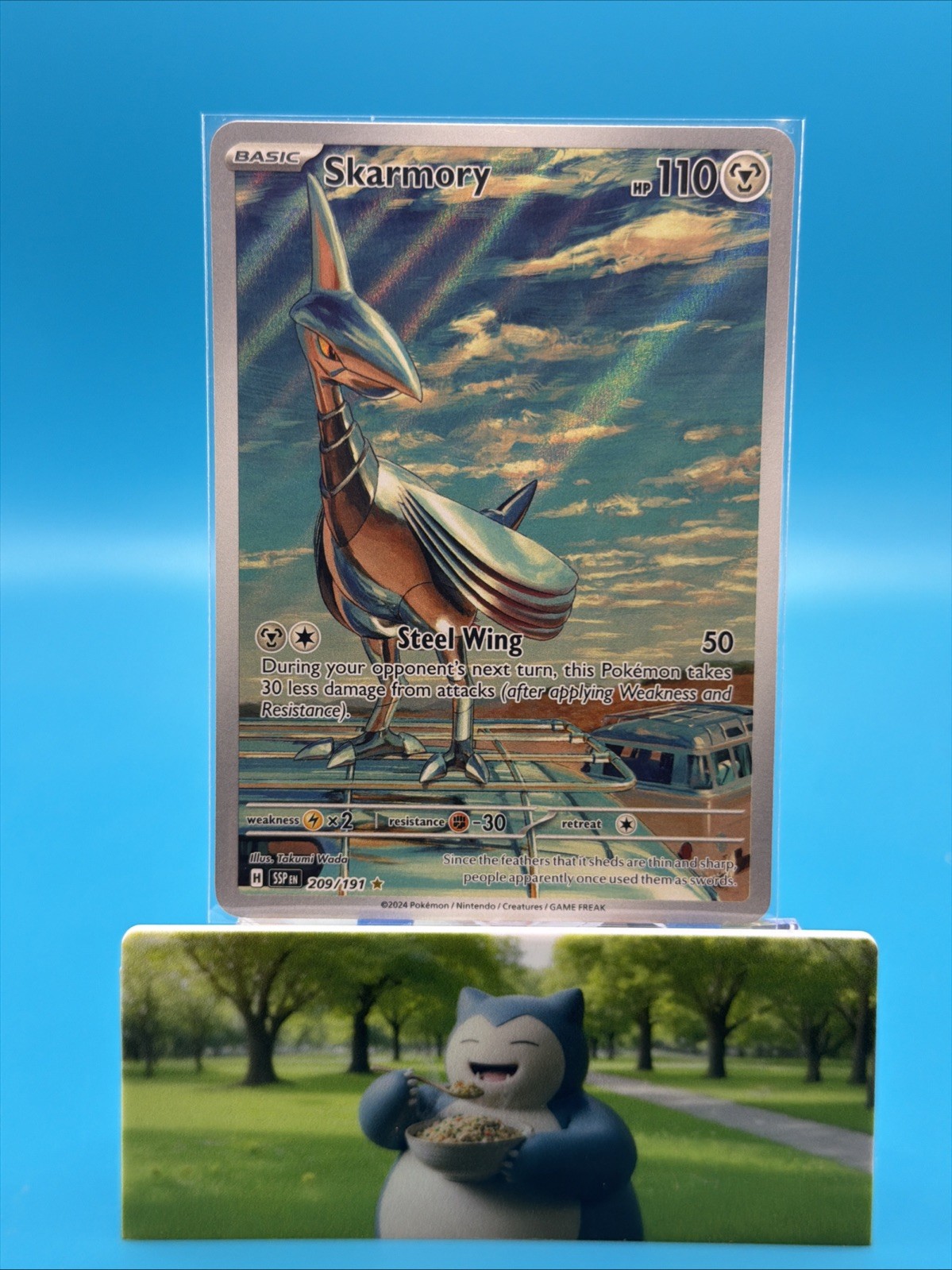 Skarmory 209/191 Sv08: Surging Sparks Holo Skarmory 209/191 Sv08: Surging Sparks Holo