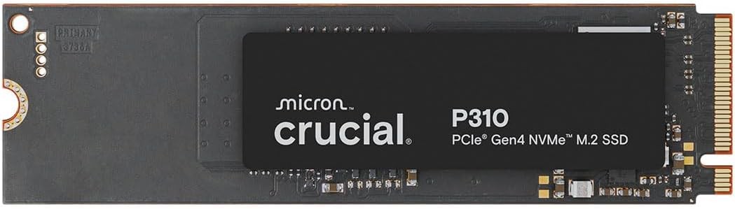 Crucial P310 1TB 232L Micron QLC NAND PCIE GEN 4 X4 NVME M.2 Internal SSD