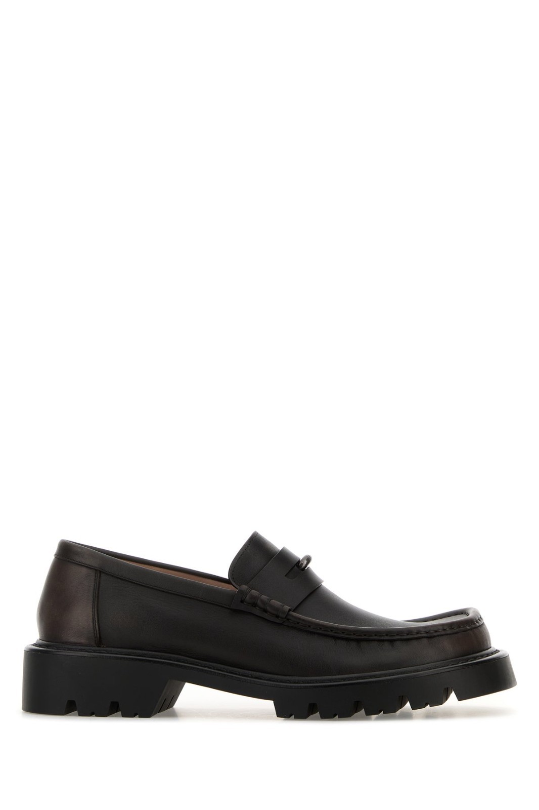 LOEWE Sierra Dark Brown Loafers New & Authentic