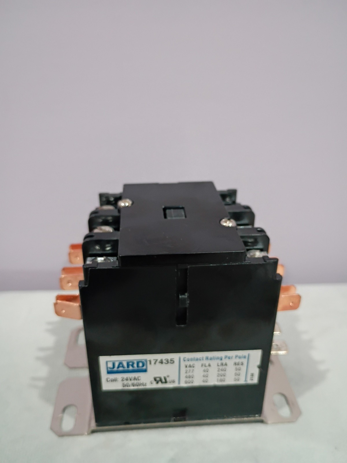 Jard by Mars 17435 Definite Purpose Contactor 40A 3-Pole w/Lugs 24VAC Coil