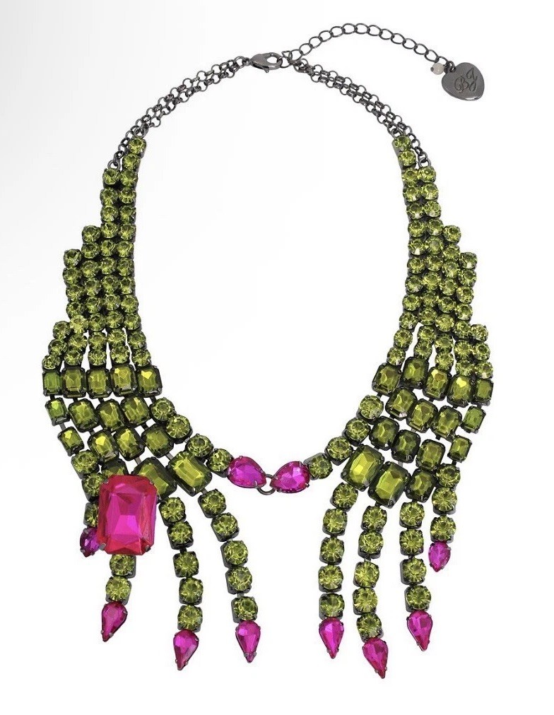 Betsey Johnson Witch Hands Necklace Spooky Halloween Crystals NEW HTF Statement Betsey Johnson Witch Hands Necklace Spooky Halloween Crystals NEW HTF Statement