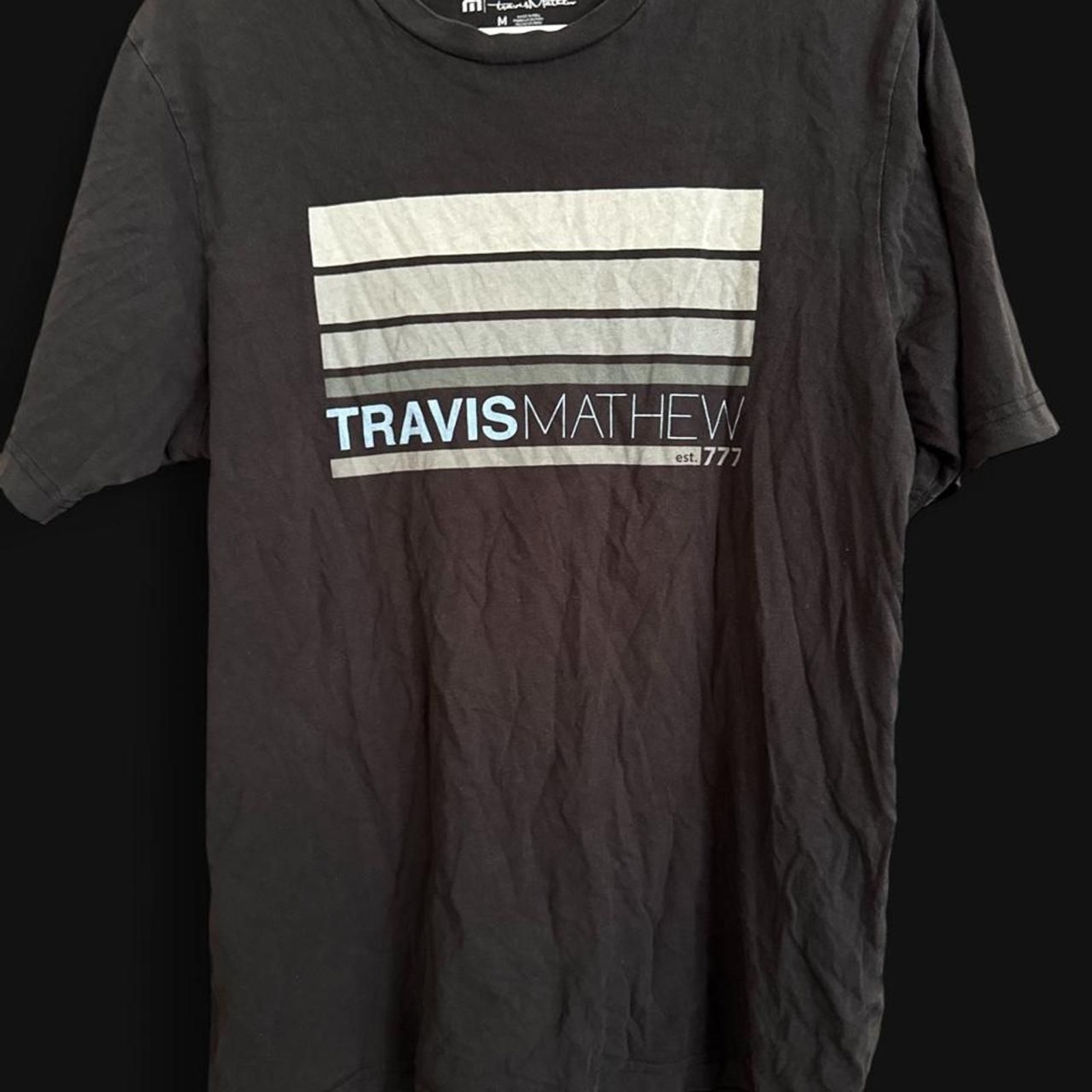 Travismathew Men\'s Black and Grey T-shirt