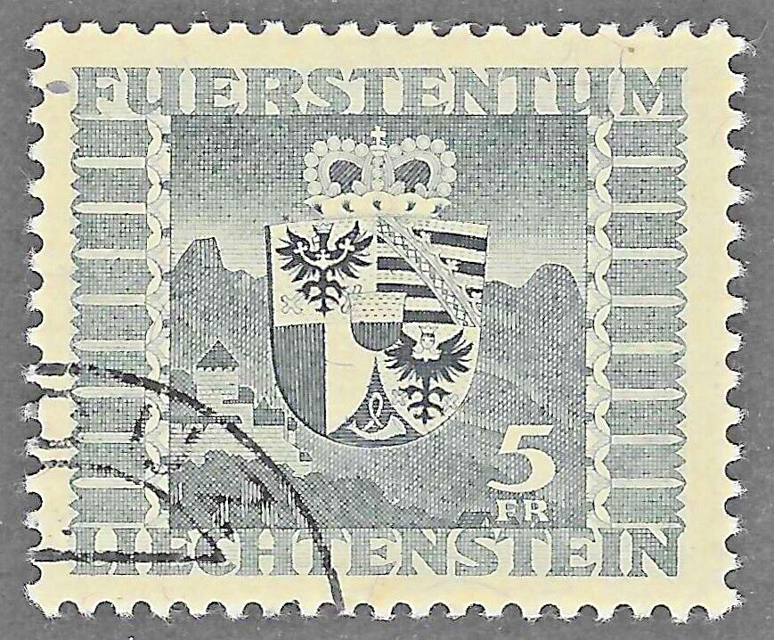 Liechtenstein (1945) - Scott # 217, Used Liechtenstein (1945) - Scott # 217, Used